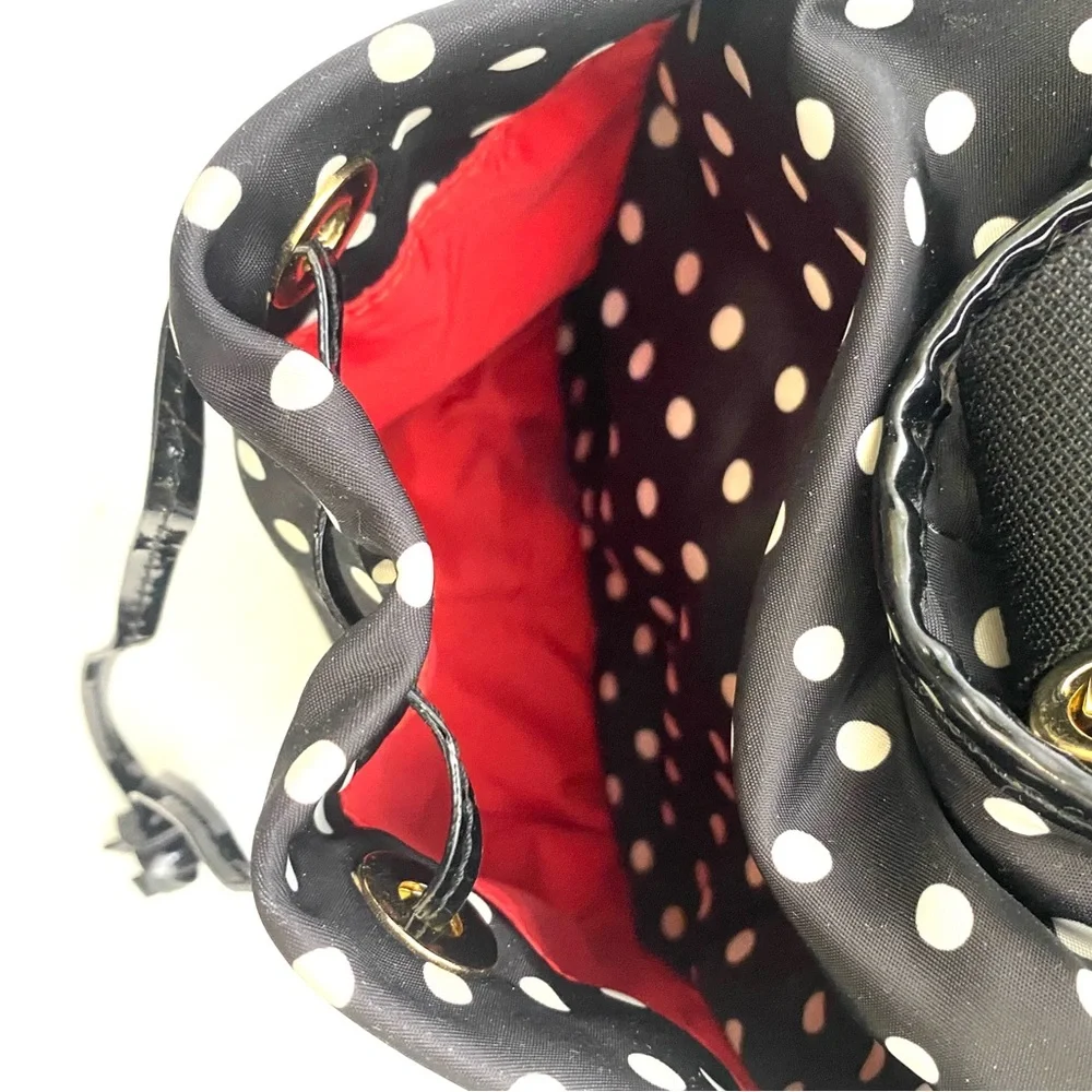 Kate Spade Women’s Black w/White Polka Dot Watson Lane Stevie Baby Bag